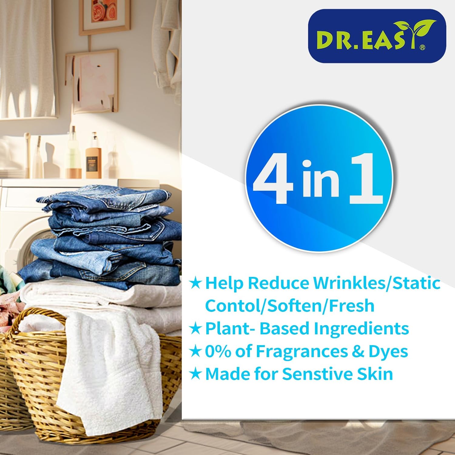 Fabric Softener Dryer Sheets for Sensitive Skin Fabric Softener Dryer Sheets for Sensitive Skin