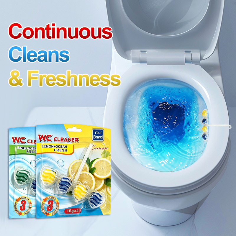 private label clip on toilet cleaner